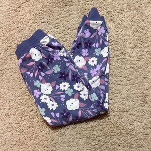Little Sleepies Purple Floral Kids Joggers